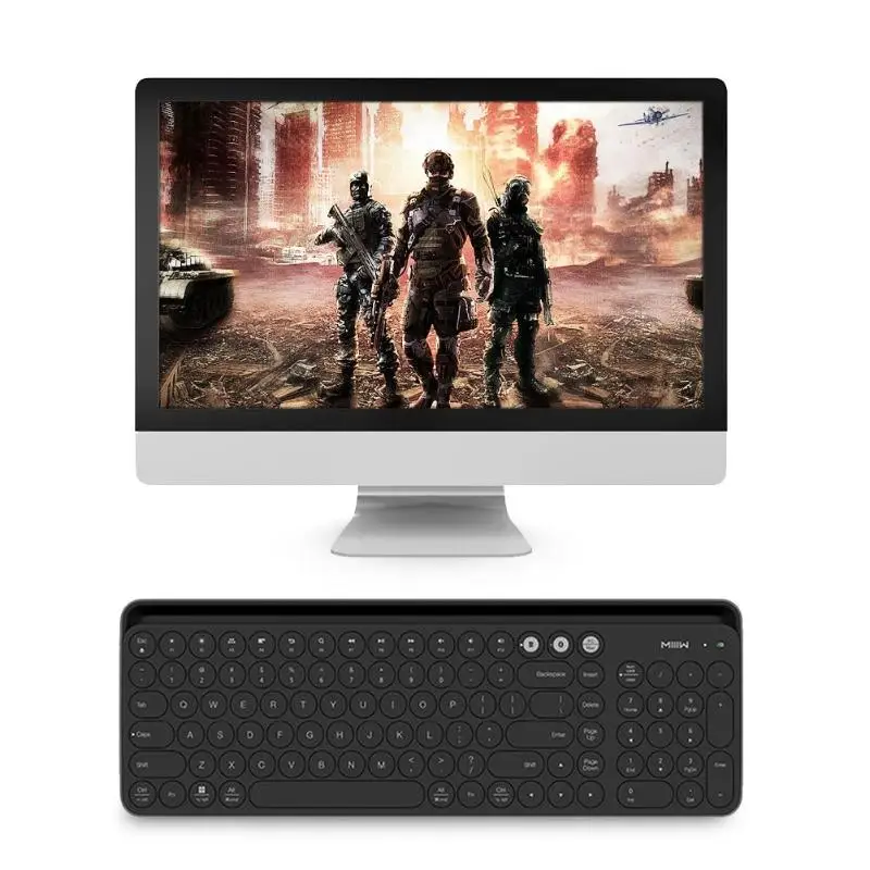 Оригинальная Двухрежимная Bluetooth клавиатура Miiiw 104 клавиши беспроводная 2 4 ГГц
