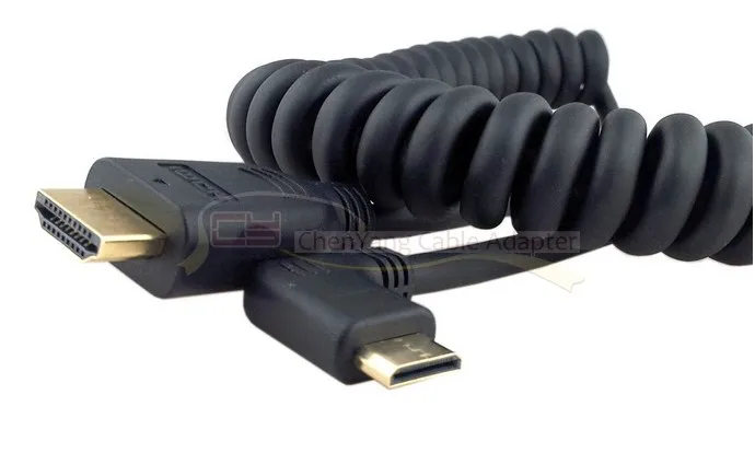 Изгиб с эластичной мини HDMI к hd линии видео линии|bending| |