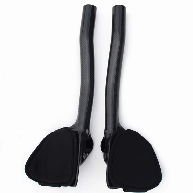 3k matte gloss road bike full carbon rest handlebar bicycle extended TT style rest handlebars