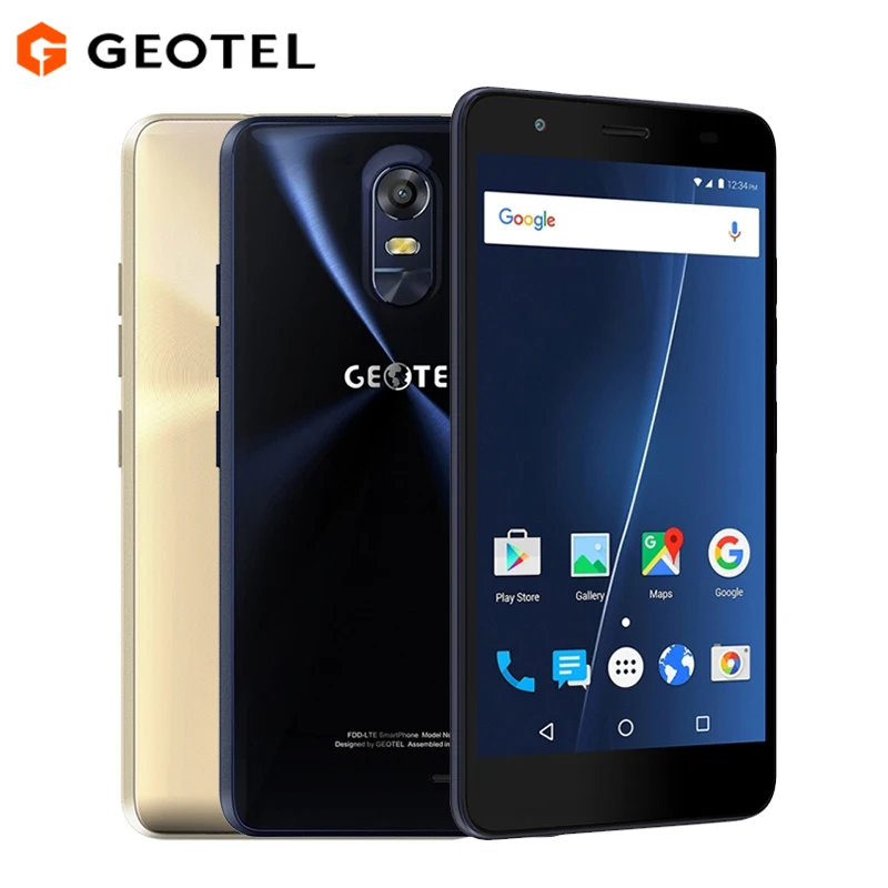 Original Geotel Note 3GB RAM 16GB ROM 5.5&quot FHD Android 6.0 MTK6737 Quad Core 4G LET Smartphone 8.0MP Camera 3200mAh Cellphone |