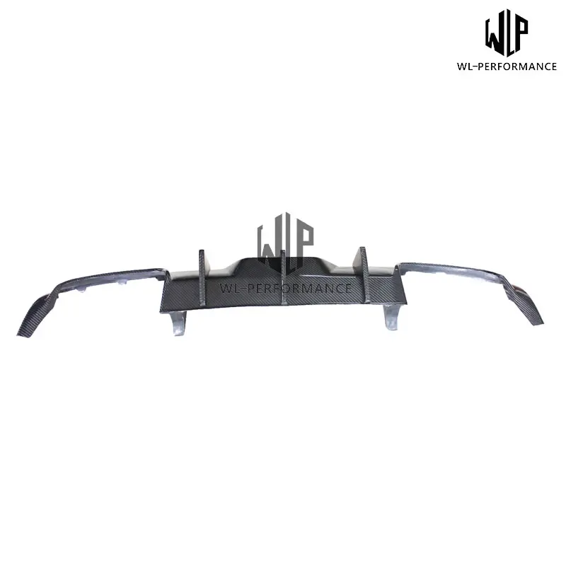 W204 High Quality Carbon Fiber Rear Lip Diffuser Car Styling For Mercedes-Benz C Class W204 AMG Car Body Kit 2012