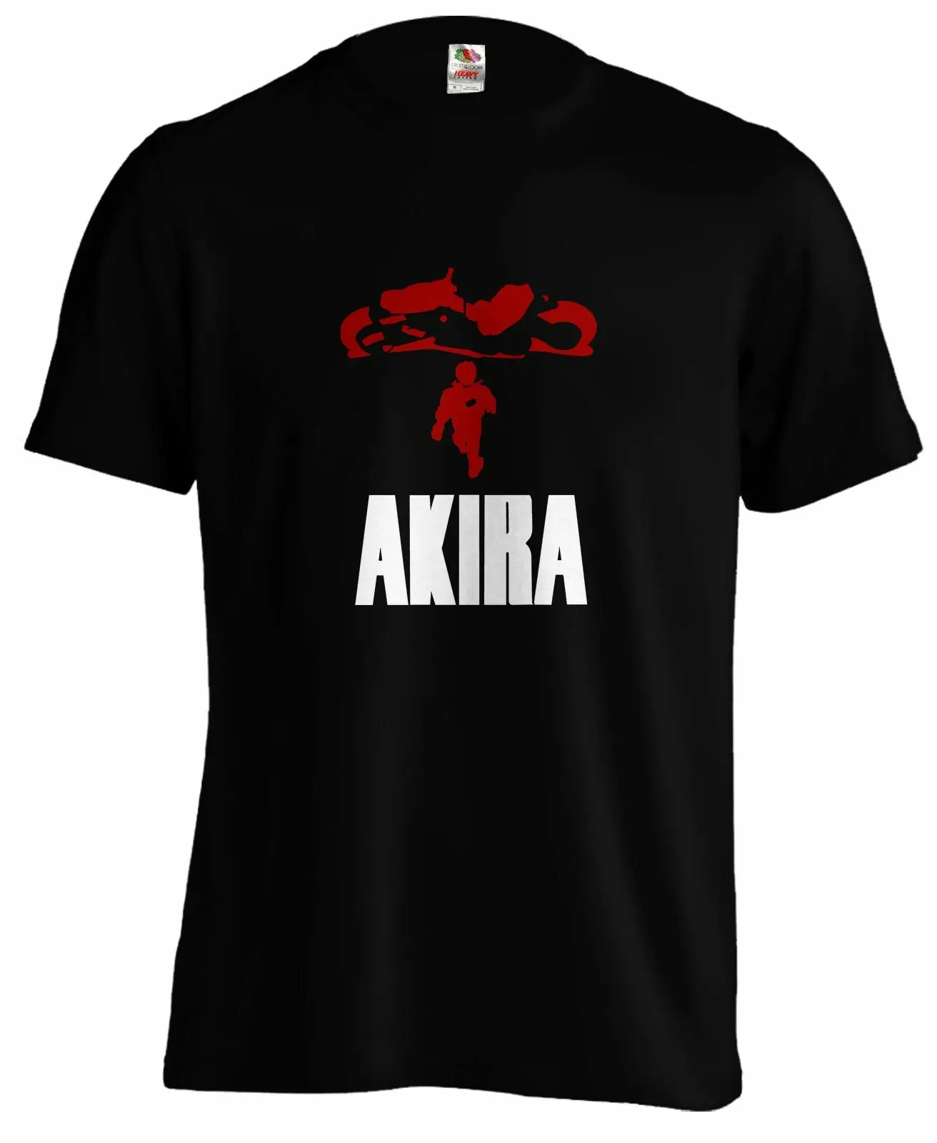 Akira Bike Kaneda/Классическая футболка в стиле ретро аниме манга с принтом подарок хип
