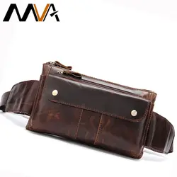 MVA пояса из натуральной кожи Fanny Pack для мужчин талии сумки маленькая сумочка поясная кожа мужской деньги ремень сумки телефон кошелек сумка