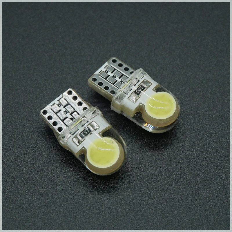 JALAMP 6 шт. Авто T10 Led 12В 194 W5W LED 168 COB кремнезема с поворотным боковым номерным знаком