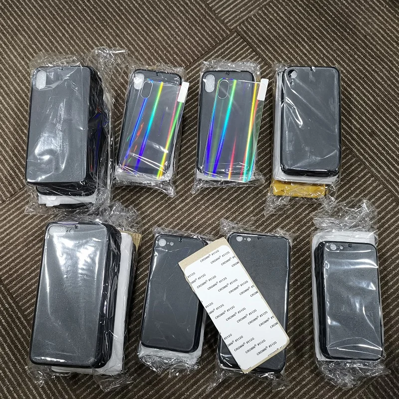 УФ принтер на заказ Печать пустой стеклянный чехол для iPhone X Xs Max 10 6 6s 7 8/plus с