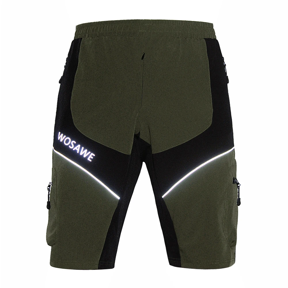 

WOSAWE New MTB Shorts MTB DOWNHILL men's sports bike riding bicycle Short pants Leisure Cycling Shorts