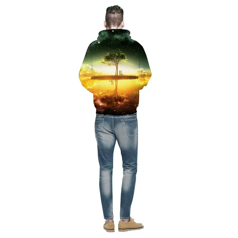 Headbook Fashion Galaxy 3d Print Hoodies Men/Women Thin Cool 3d Sweatshirts Nightfall Trees Print Hooded Hoodies YXQL314 Headbook Fashion Galaxy 3d Print Hoodies Men/Women Thin Cool 3d Sweatshirts Nightfall Trees Print Hooded Hoodies YXQL314
