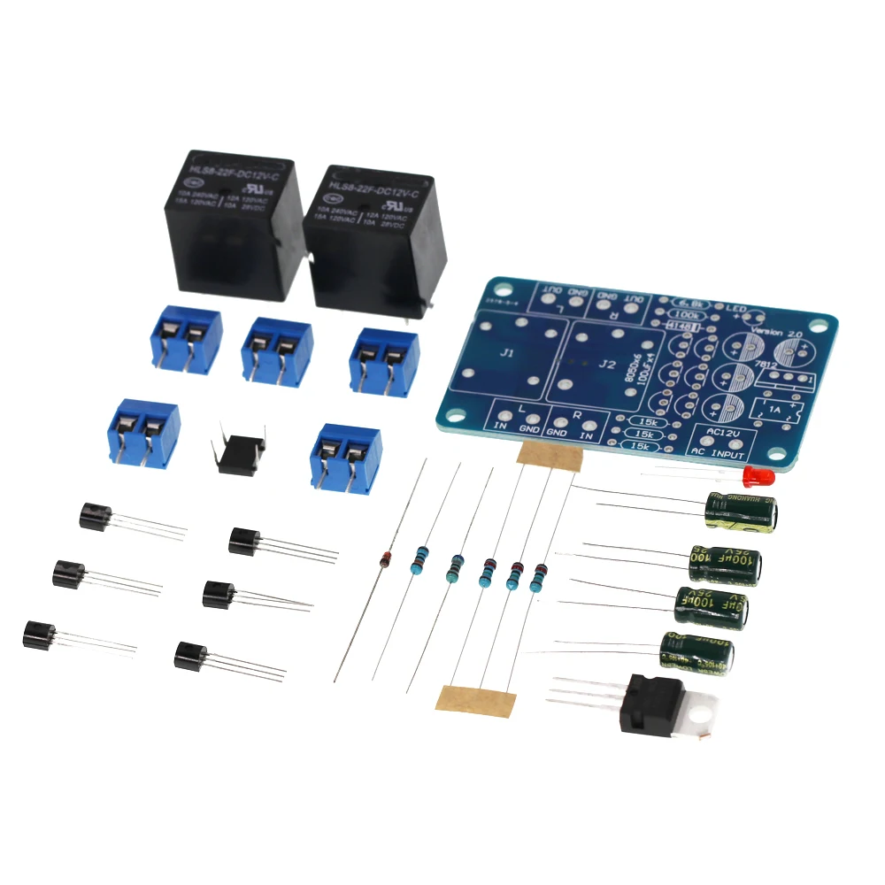 

Speaker Protection Board Component Audio Amplifier DIY Boot Delay DC Protect Kit