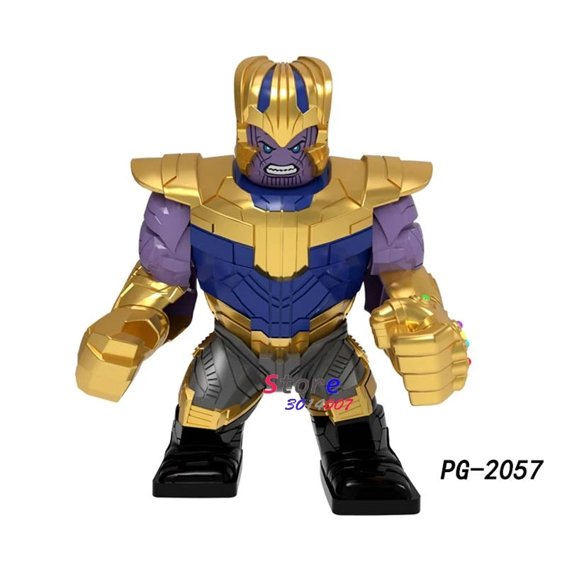 

Single Marvel Avengers Endgame Infinity War Thanos Wolverine Hulk buster Venom Wolverine Rhino Figure building blocks Kids Toys