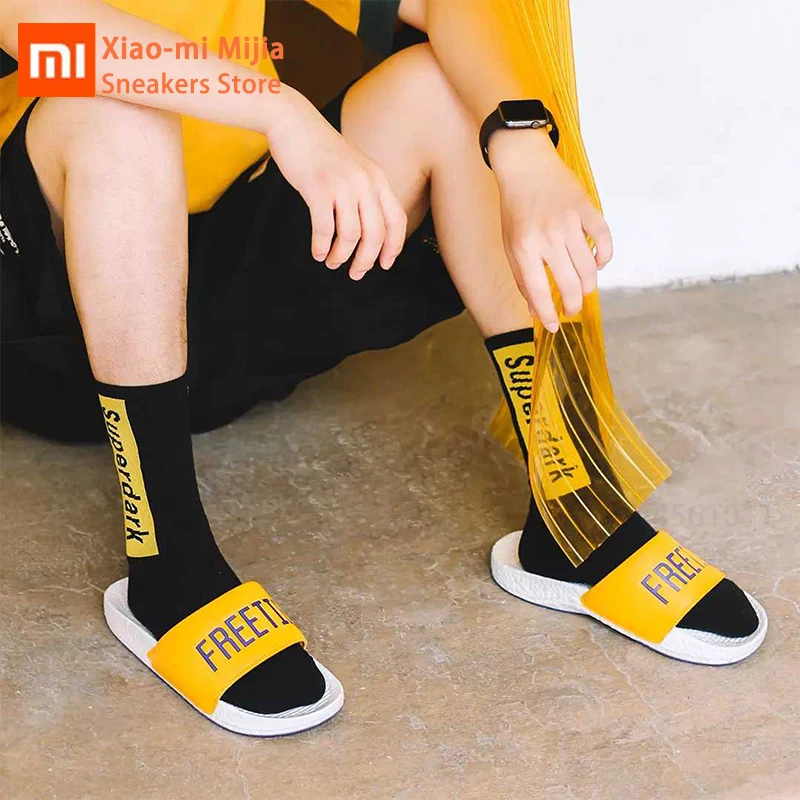 Xiaomi Mijia FREETIE облако эластичные Модные Повседневные тапочки на резиновой нескользящей подошве ETPU мужская пляжная обувь для прогулок умная домашняя обувь
