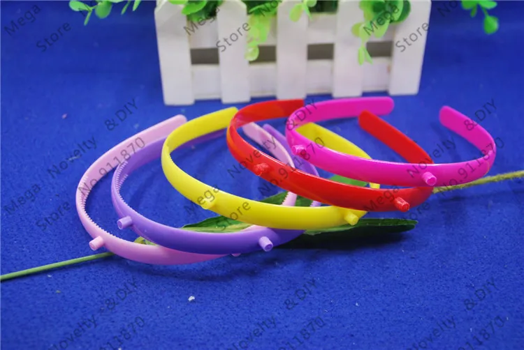 

Wholesale 50pcs/lot DIY 11mm plastic headband with teeth horn holder candy color DIY Craft tools Jewelry Hair Accessories DIY876