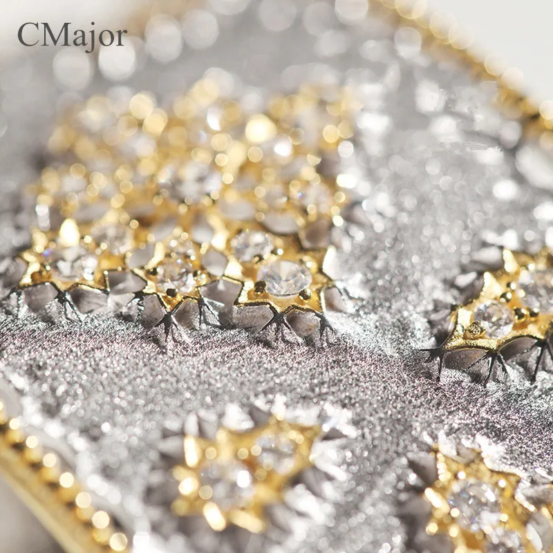 CMajor 925 Твердые серебряные ювелирные изделия цветок полый дворец винтажный дизайн западный элегантные браслеты для женщин