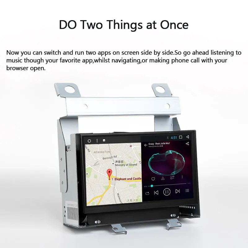 Excellent Josmile 2 din Android 8.1 GPS Car Multimedia Player For Land Rover Freelander 2 2007 2008 2009 2010 2011 2012 Radio Head Unit 4G 3