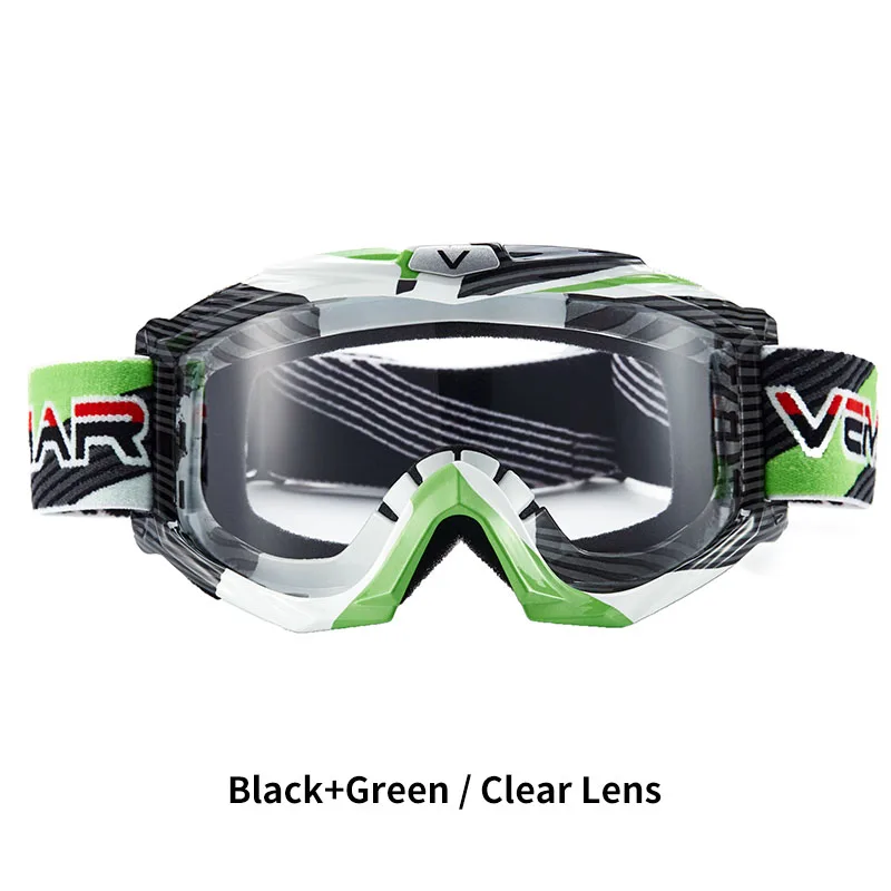 Защитные очки для мотокросса защитные очки для катания на сноуборде Для мужчин Открытый Gafas Casco Moto ветрозащитный для шлем гоночных лыж мотоцикла Goggle - Цвет: B G clear lens