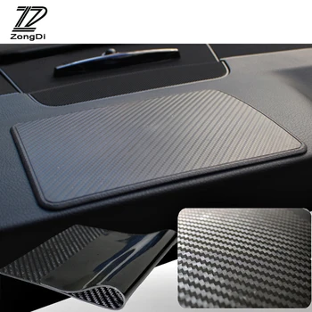 

ZD 1X Car PVC non-slip mat Carbon fiber For Ford focus 2 3 fiesta Toyota corolla avensis Honda civic accord Chery accessories