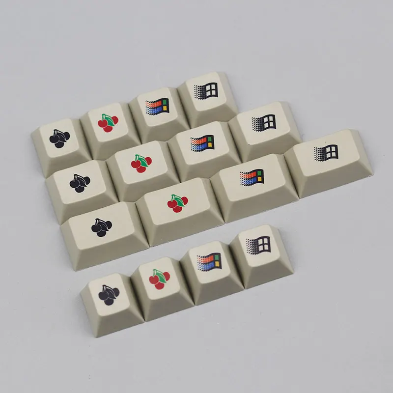 

kbdfans new arrival Enjoypbt Win95 logo/cherry logo dye-sub keycaps mechanical keyboard 16keys