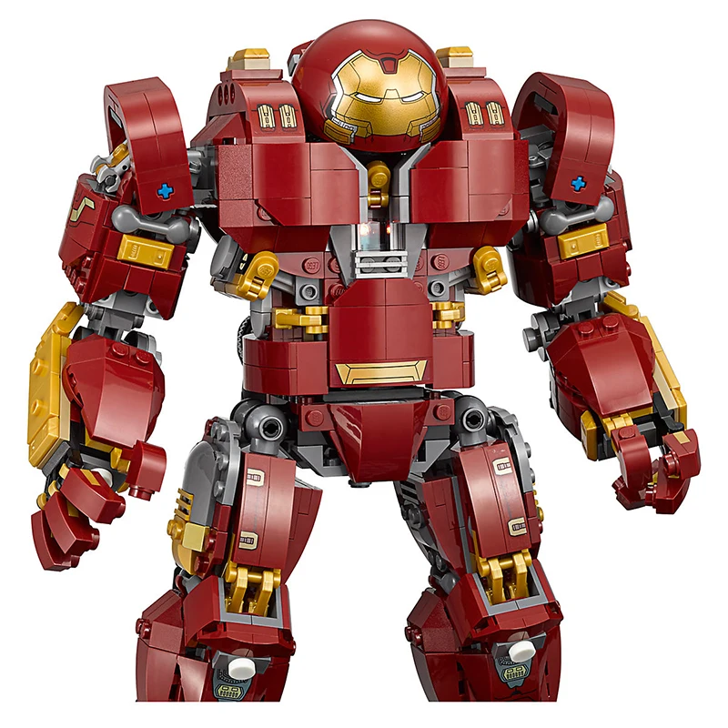

8019 Super Heros Avengers Ultron chiffres Hulk Buster Batiment Briques Spider-Man Ghost Rider 2017 jouets