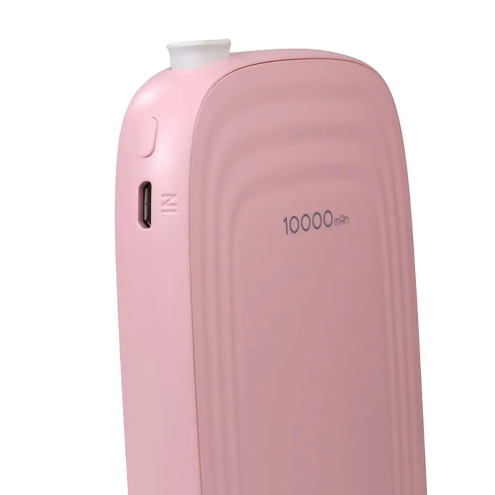 KISSCASE 10000mAh Power Bank Build in Cable LiPolymer Portable Fast Charging For iPhone For Samsung Plain External Battery Pack