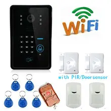 Freeship WiFi IP Cámara de Red Inalámbrica de Vídeo de Intercomunicación Timbre Visual WiFi Remoto de Vigilancia Oculta Cámara de Alarma de La Puerta