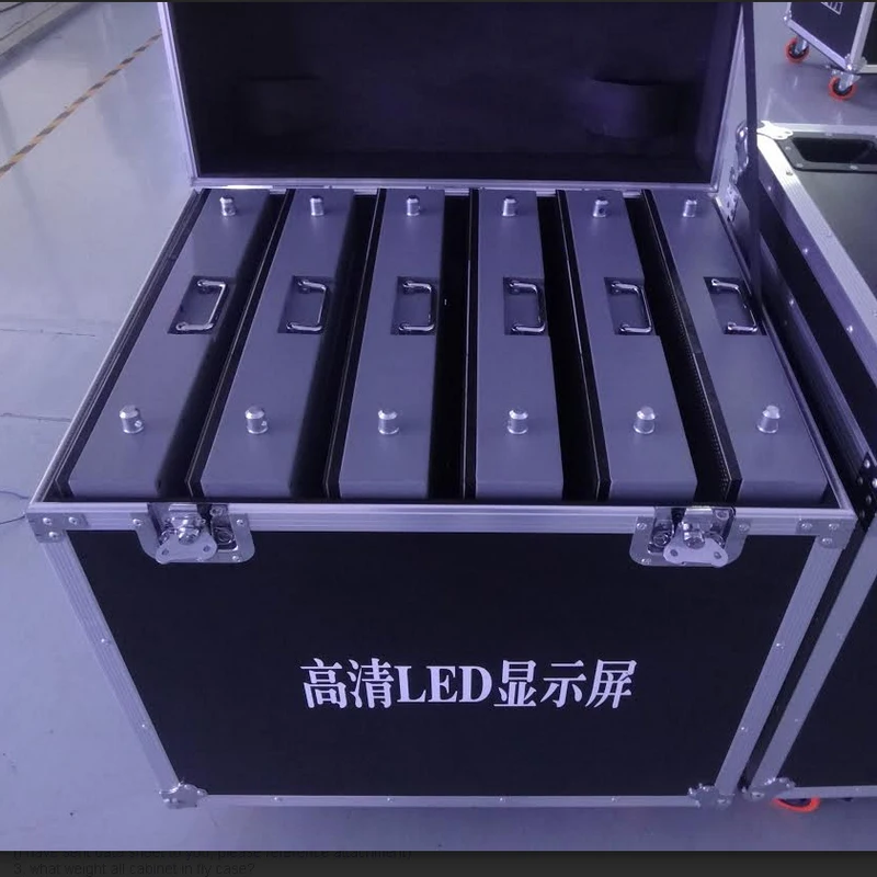 

LED DISPLAY FLIGHT CASE, Aluminum material, best for rental display package
