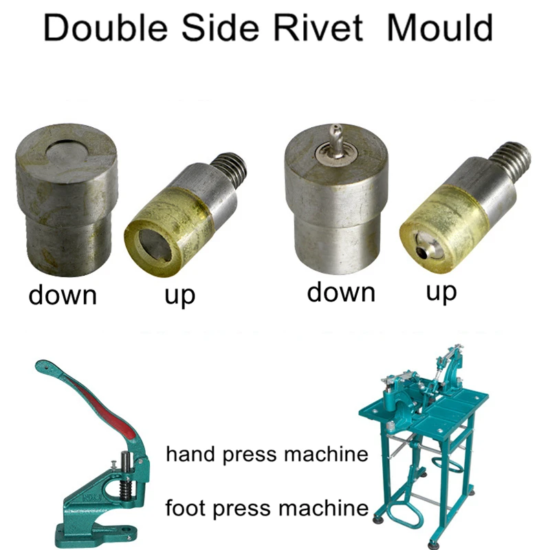 Колпачок заклепки пресс-форма инструмент для ручного Прессования Машина Односторонняя форма и двухсторонняя форма доступна