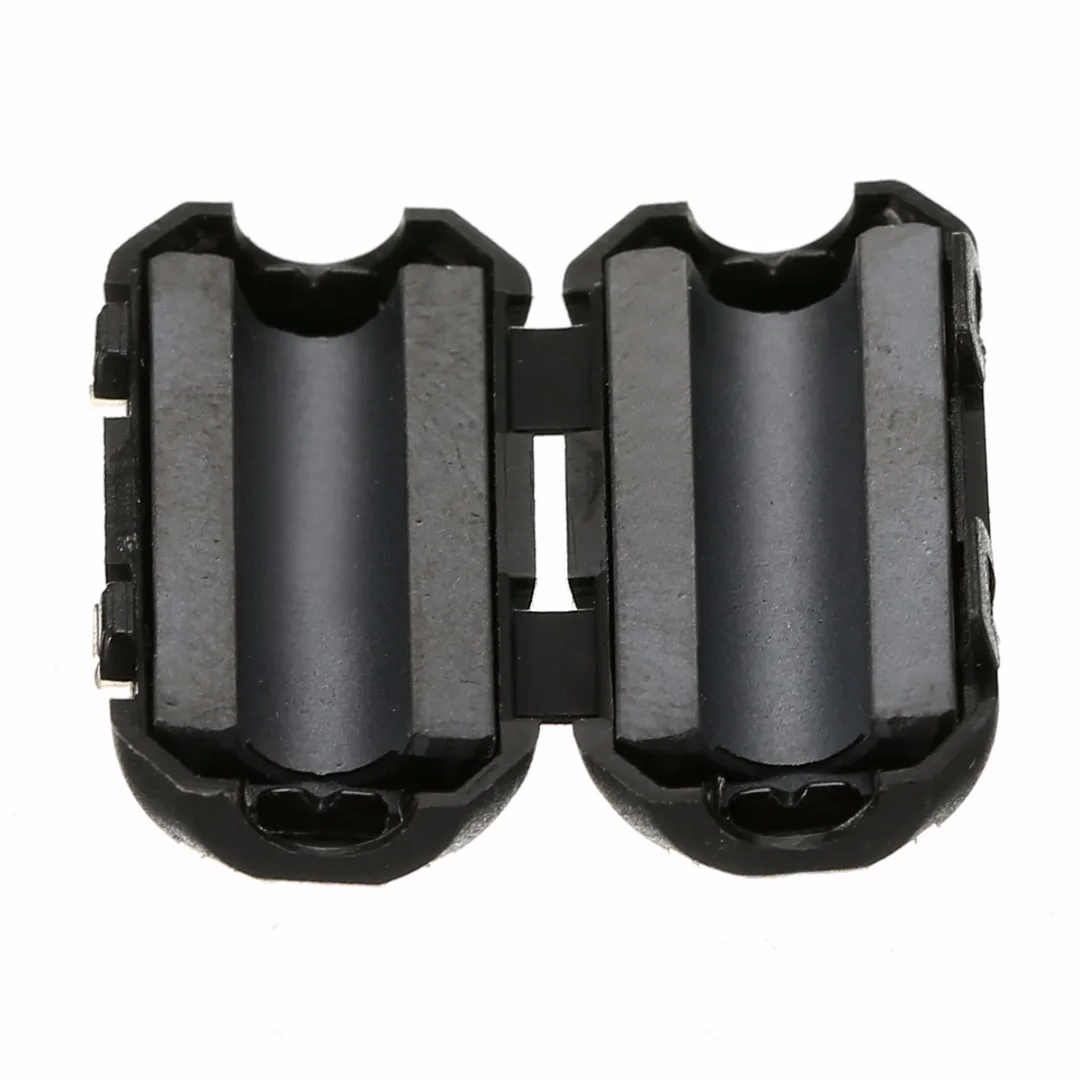 5pcs Nickel-zinc Ferrite Filter 3.5mm Noise Suppressor EMI RFI Clip Choke Ferrite Core Cable Filter