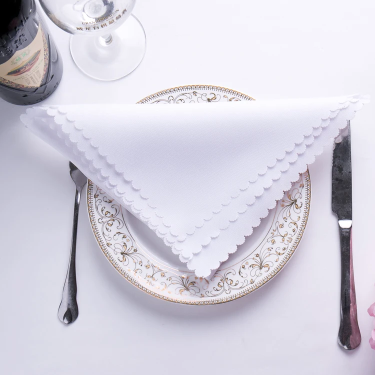 Салфетка серебристо-серого цвета простая Полиэстеровая салфетка для свадьбы отеля и украшение стола ресторана, устойчивая к морщинкам и пятнам