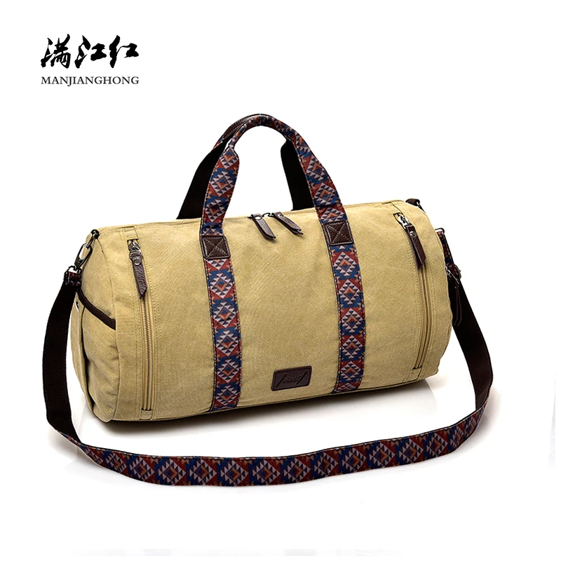 

Large Capacity Casual Canvas Travel Duffel Bags Men Vintage Women Shoulder Travel Bag Weekend Male Travel Tote Bag Messenger