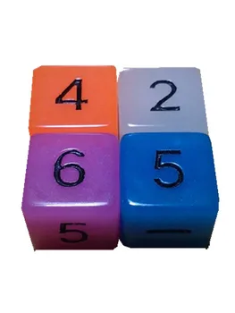 

Free shipping Exclusive Special NEW 16mm 10PCS 6-sided D6 beautiful color with black pips dice for board game accessories