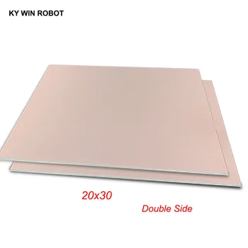 

1 pcs FR4 PCB 20*30cm Double Side Copper Clad plate DIY PCB Kit Laminate Circuit Board 20x30cm 200x300x1.6mm