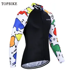 TOPBIKE длинные велосипедные спортивная футболка для езды на велосипеде Одежда MTB велосипед одежда maillot Ретро ciclismo Одежда для езды на