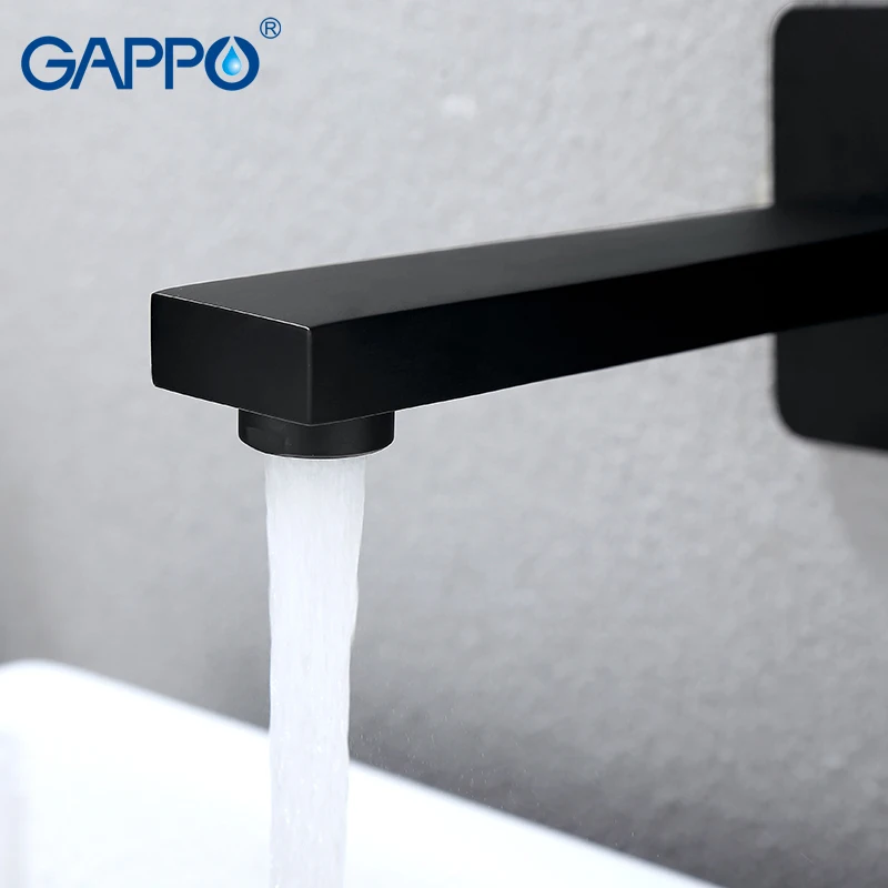 Смеситель для ванной комнаты GAPPO кран Водопад раковины настенный воды смеситель