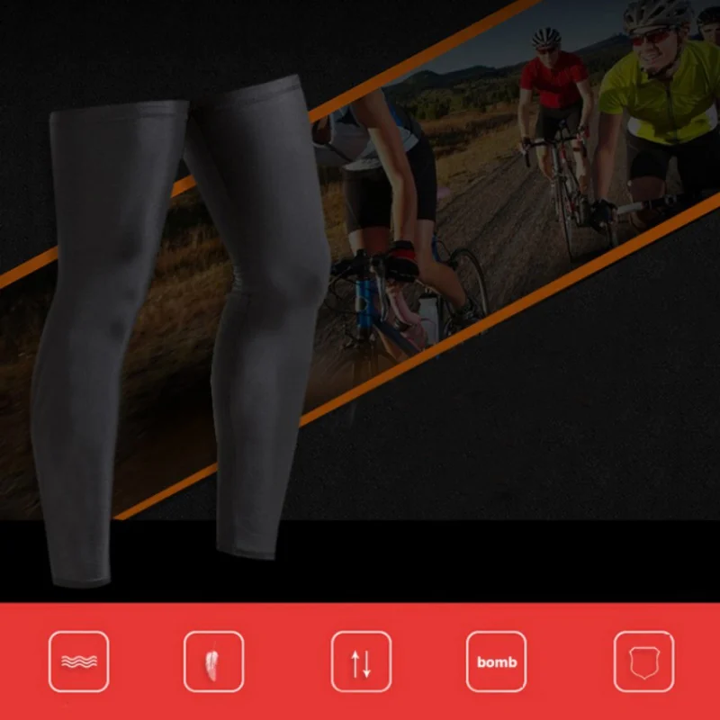 

Nice! Spring&Summer Foot Exercise Sports Cycling Leggings UV Basketball Sunscreen Stretch Riding Leggings NX