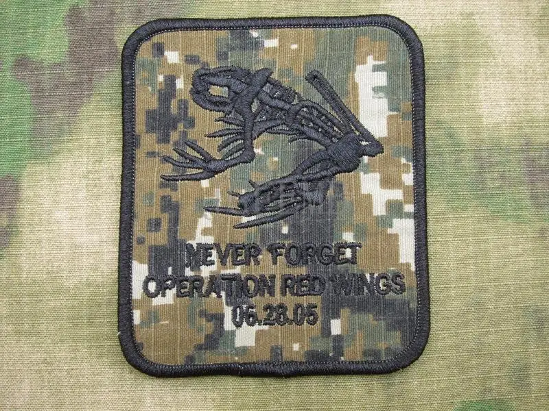 Цифровой Лесной DEVGRU NSWDG никогда не забывает операции с красными крыльями военные