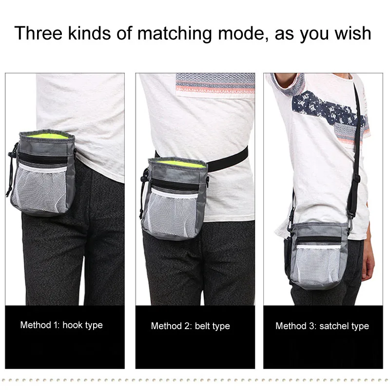 Сумка для домашних животных портативная Съемная собачка домашнее животное корма Карманный мешок щенок закуска награда Интерактивная поясная сумка принадлежности для дрессировки животных