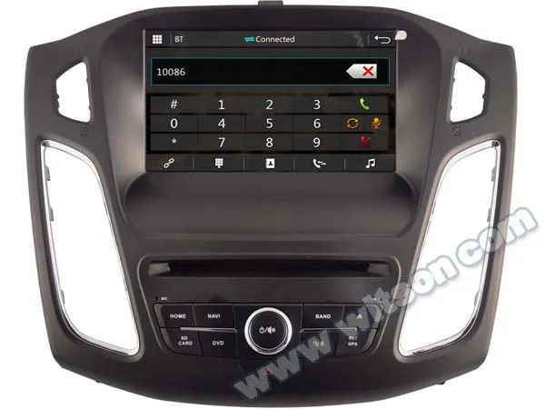 " специальный автомобильный DVD для Ford Focus 2012- с поддержкой системы контроля давления в шинах и фронтальная камера видеорегистратора