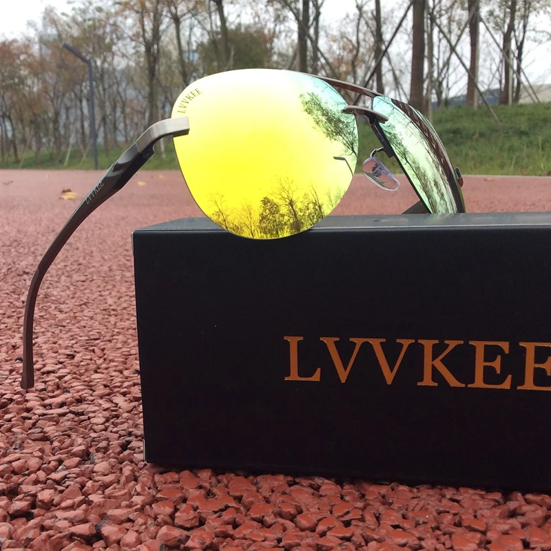 lvvkee Топ Бренд Дизайн Мужчины поляризационные Солнцезащитные очки для женщин для вождения Солнцезащитные очки для женщин UV400 Роскошные жарких лучей брендов оригинальная упаковка Glasse