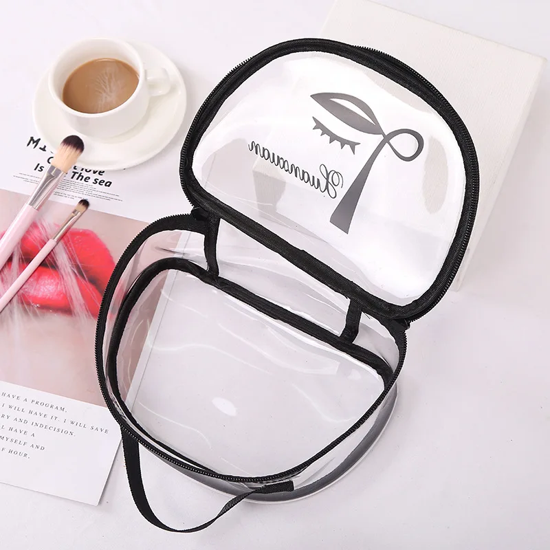 Pu Transparent Cosmetic Bag Waterproof Clear Pouch Organizer Makeup Bags Women Travel Toiletry Case Accessories Bulk Supplies Pu Transparent Cosmetic Bag Waterproof Clear Pouch Organizer Makeup Bags Women Travel Toiletry Case Accessories Bulk Supplies