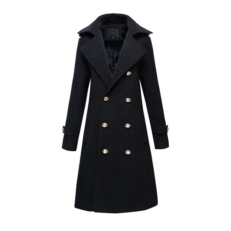 Popular Mens Double Breasted Pea Coat-Buy Cheap Mens