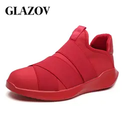 GLAZOV/весна-осень, новые модели, мужская обувь, 2018 модная удобная молодежная повседневная обувь для мужчин, Мягкая сетчатая Дизайнерская