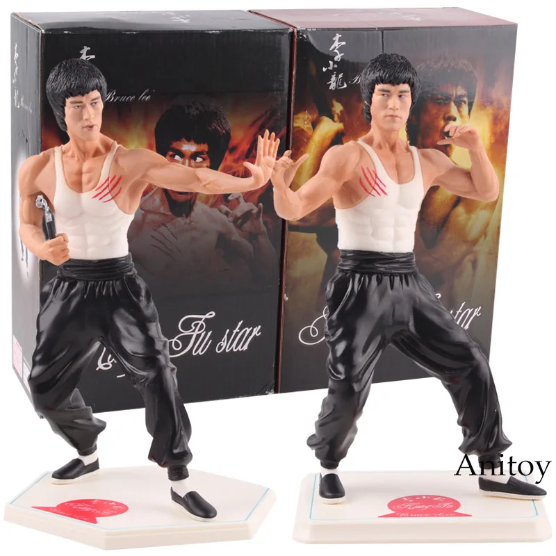 Kung Fu Star Bruce Lee Action Figure PVC Collectible Model Toy 26cm