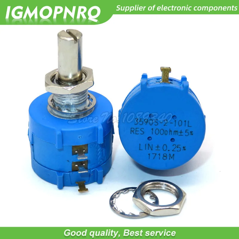1 шт. 3590S 2 202L 2K ohm 202 прецизионный многооборотный потенциометр 10 колец регулируемый