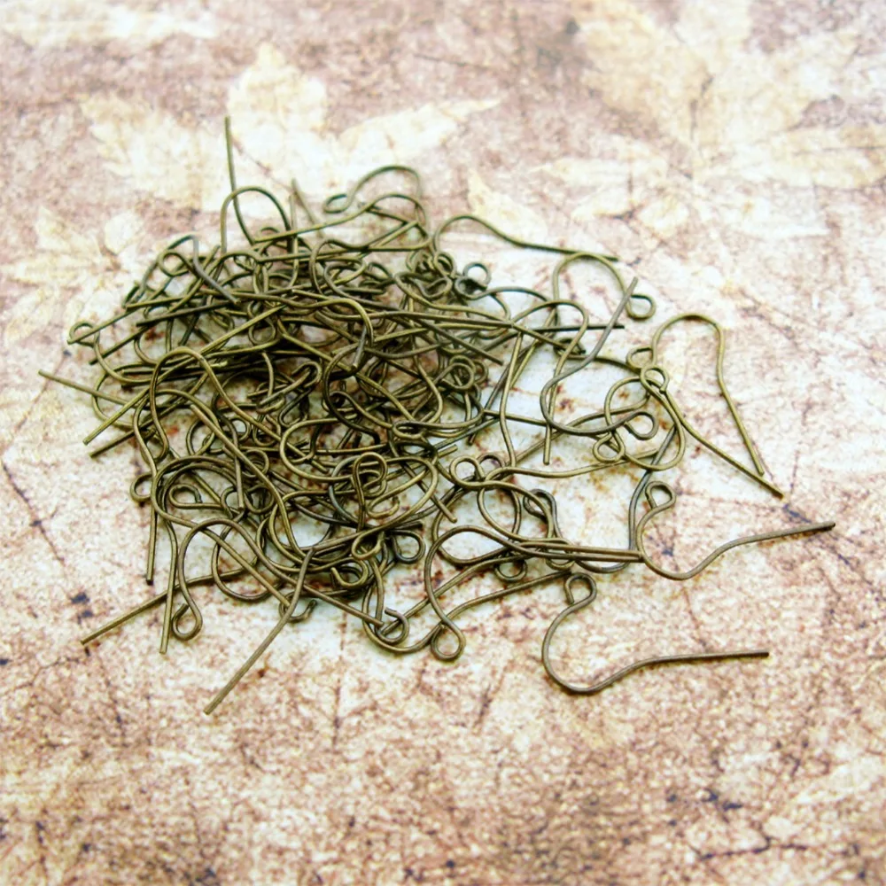 

TOAOB 500pcs Antique Bronze Earring Hooks 10MM