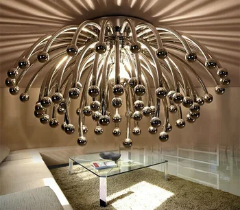 

Creative Chandelier lustres de teto D42 D60 Ceiling Chandeliers Stair Light LED Flush Ceiling Chandelier Light Lustres de teto