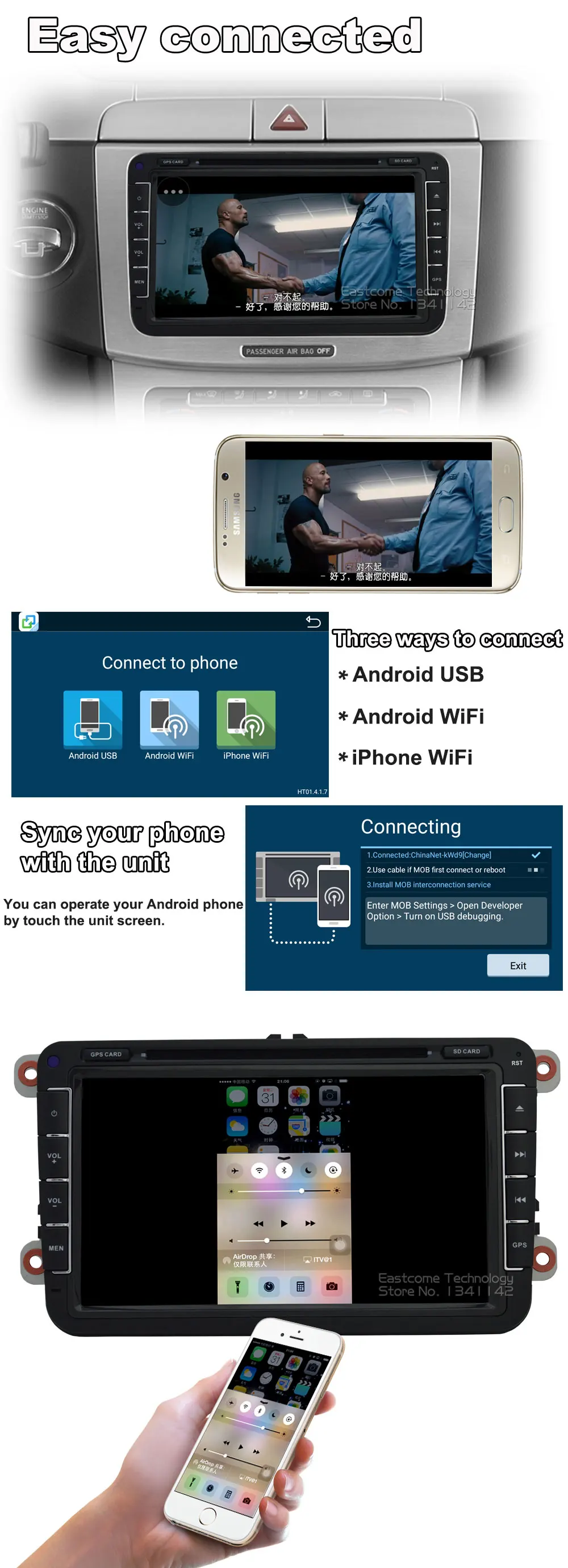 Clearance Octa Core Android 6.0 Car DVD For Volkswagen VW Tiguan Touran Caddy Amarok Golf EOS Beetle Magotan Bora With Backup Camera Radio 13