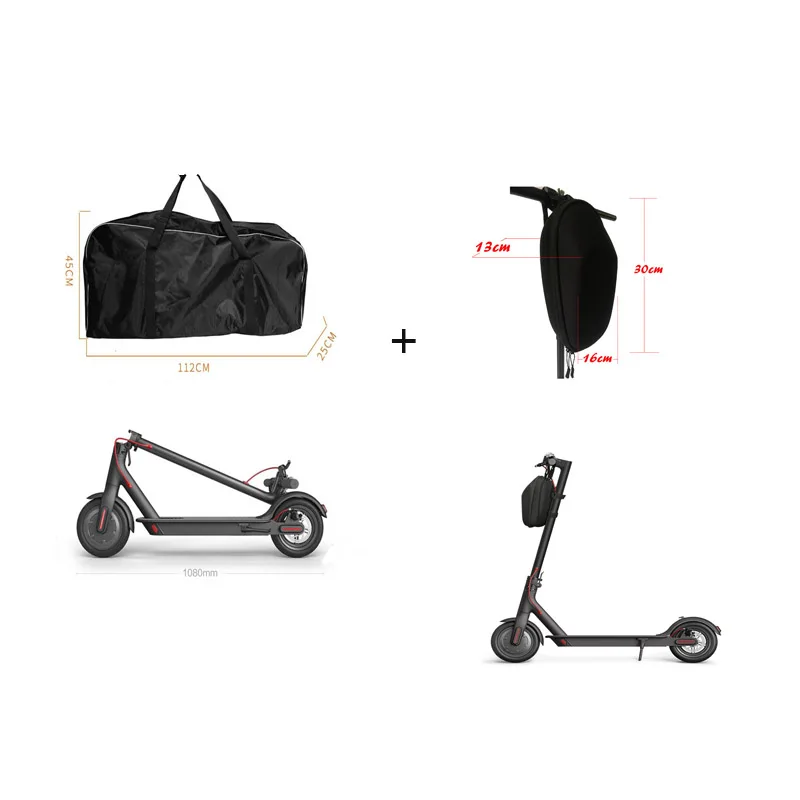 

xiaomi m365 Universal Electric Scooter Skateboard Head Handle Bag Carrying Bag kit backpack bag Storage Bag SCOOTER PARTS