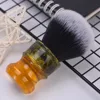 Yaqi 24MM Sagrada Familia Black/White Tuxedo Synthetic Fibre Resin Handle Men Wet Shave Brushes ► Photo 3/6