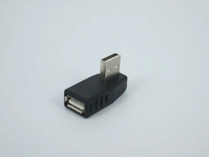 Левый/правый/нижний/выше угол 90 градусов USB 2 0 A штекер Женский разъем адаптера для