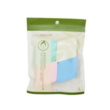 4 шт./упак. губка для макияжа треугольной формы карамельного цвета Мягкая Волшебная Очищающая косметический Мягкий очищающий кисть для нанесения макияжа