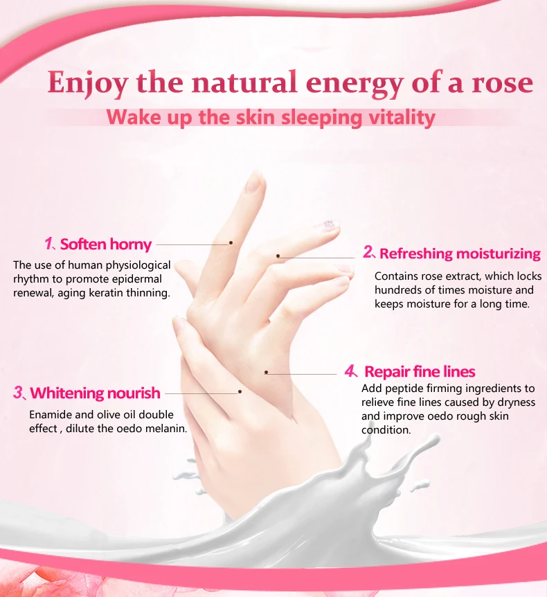 OEDO Hand Cream Rose Peptides+ Snow Lotus Set Antifreeze Moisturizing Hydra Repair cream Anti Wrinkle Whitening hand Skin Care